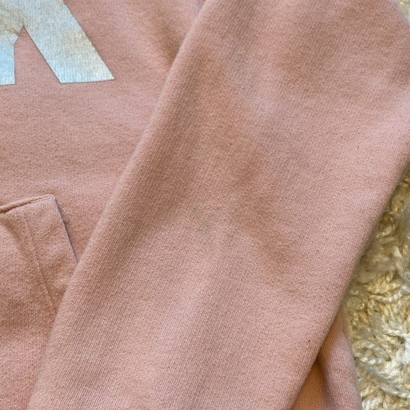 Victoria’s Secret PINK Dusty Rose/Light Pink w/ Silver Writing Full-zip Hoodie. - Picture 4 of 6